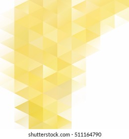 Yellow Grid Mosaic Background, Creative Design Templates