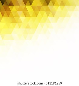 Yellow Grid Mosaic Background, Creative Design Templates