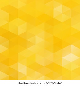 Yellow Grid Mosaic Background, Creative Design Templates