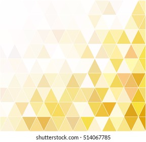 Yellow Grid Mosaic Background, Creative Design Templates