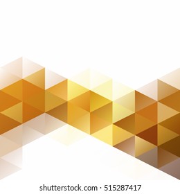 Yellow Grid Mosaic Background, Creative Design Templates