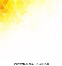 Yellow Grid Mosaic Background, Creative Design Templates