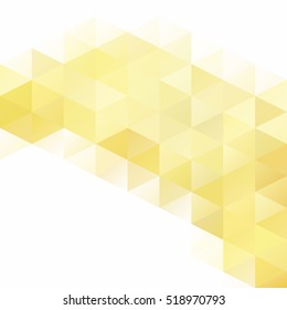 Yellow Grid Mosaic Background, Creative Design Templates