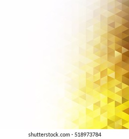 Yellow Grid Mosaic Background, Creative Design Templates