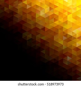 Yellow Grid Mosaic Background, Creative Design Templates