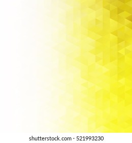 Yellow Grid Mosaic Background, Creative Design Templates