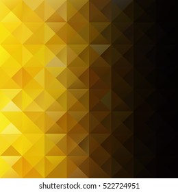 Yellow Grid Mosaic Background, Creative Design Templates