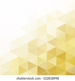 Yellow Grid Mosaic Background, Creative Design Templates