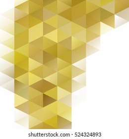 Yellow Grid Mosaic Background, Creative Design Templates
