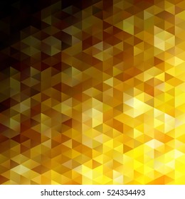 Yellow Grid Mosaic Background, Creative Design Templates