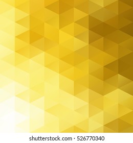 Yellow Grid Mosaic Background, Creative Design Templates