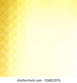 Yellow Grid Mosaic Background, Creative Design Templates