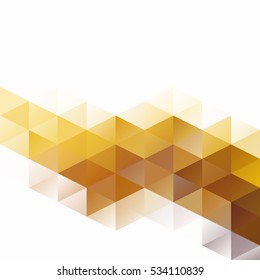 Yellow Grid Mosaic Background, Creative Design Templates