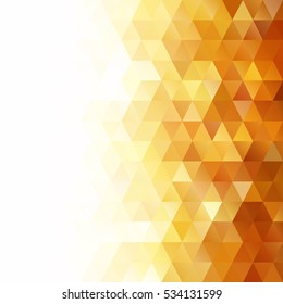 Yellow Grid Mosaic Background, Creative Design Templates