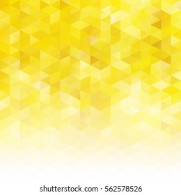 Yellow Grid Mosaic Background, Creative Design Templates