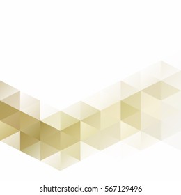 Yellow Grid Mosaic Background, Creative Design Templates