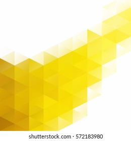 Yellow Grid Mosaic Background, Creative Design Templates