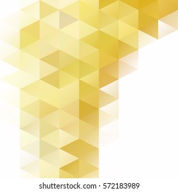 Yellow Grid Mosaic Background, Creative Design Templates