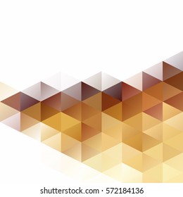Yellow Grid Mosaic Background, Creative Design Templates