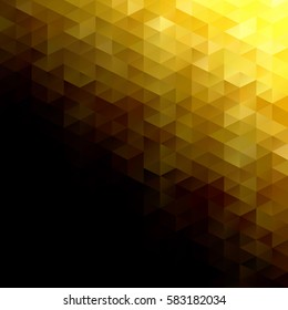 Yellow Grid Mosaic Background, Creative Design Templates