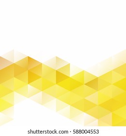 Yellow Grid Mosaic Background, Creative Design Templates