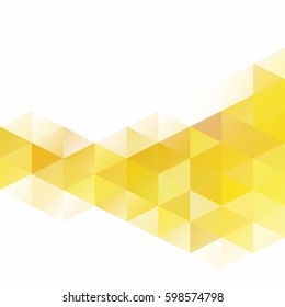 Yellow Grid Mosaic Background, Creative Design Templates