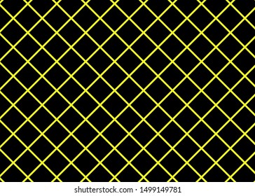 Yellow grid on black background.