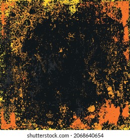 Fondo de grunge amarillo. Textura abstracta