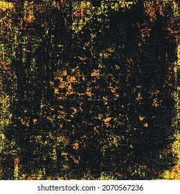 Yellow grunge background. Abstract texture