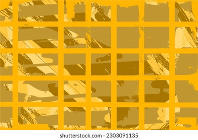 Yellow grunge background abstract vector