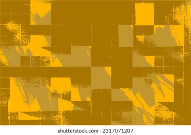 Yellow grunge background abstract vector
