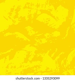Yellow grunge background. The texture of the brush