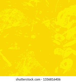 Yellow grunge background. The texture of the brush