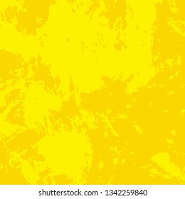 Yellow grunge background. The texture of the brush