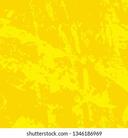 Yellow grunge background. The texture of the brush
