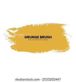 yellow grunge paint brush stroke line, ink splatter on white background. Watercolor texture, 
 title or text box, frame, grunge background, splash.