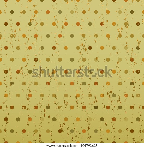 The yellow grunge\
pattern with color points