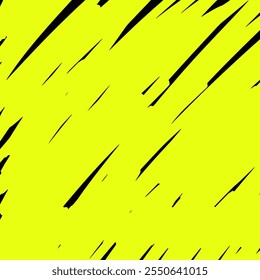 Yellow Grunge Square Background. Modern minimal abstract social media post template with vibrant colors and dynamic crayon drawn texture. Vector illustration