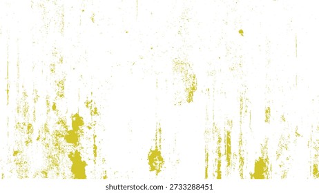 Yellow grunge texture with splatters and smudges