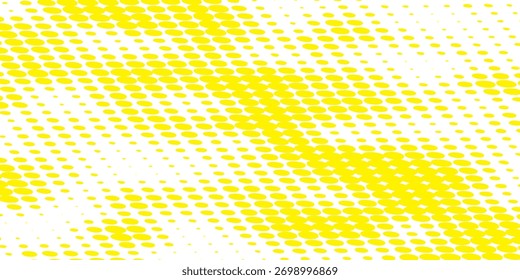 Yellow grunge white background. Dots pop art comics dark modern