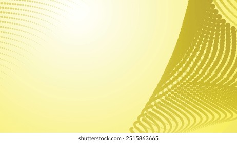 Gelber abstrakter Halbton-Hintergrund für Hintergrund oder Präsentation