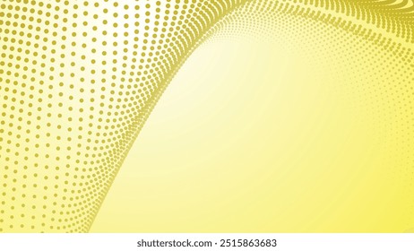 Yellow halftone abstract background for backdrop or presentation