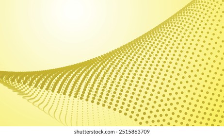 Yellow halftone abstract background for backdrop or presentation