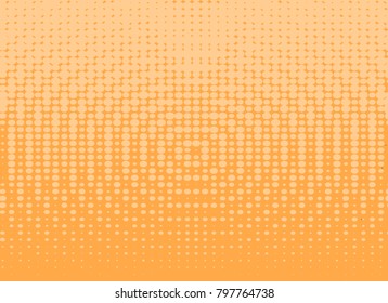 Yellow Halftone Background