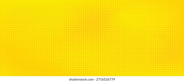 Fondo de semitono amarillo Textura punteada pixelada brillante