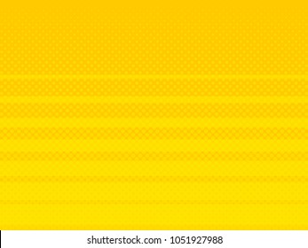 Yellow Halftone Design Background Retro Vector Illustration.