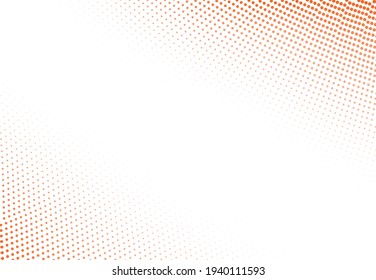 yellow halftone dot on white background