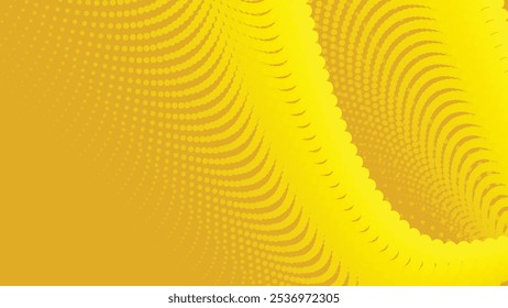 Meio-tom amarelo com fundo abstrato gradiente para plano de fundo ou apresentação