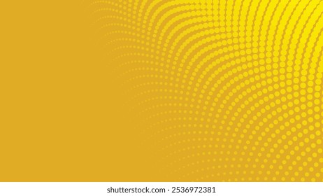 Medio tono amarillo con fondo abstracto degradado para el telón de fondo o presentación