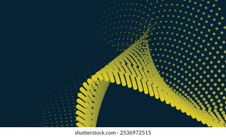 Meio-tom amarelo com fundo abstrato gradiente para plano de fundo ou apresentação